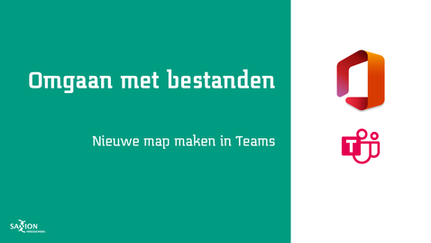Thumbnail for Nieuwe map maken in Teams