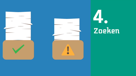 Thumbnail for 4/6 Zoekplan informatievaardigheden : zoeken