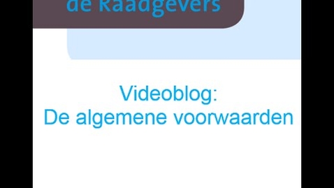 Thumbnail for entry OHBR05 - Videoblog algemene voorwaarden