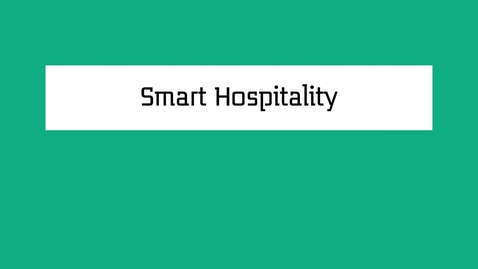 Thumbnail for Animation Smart hospitality