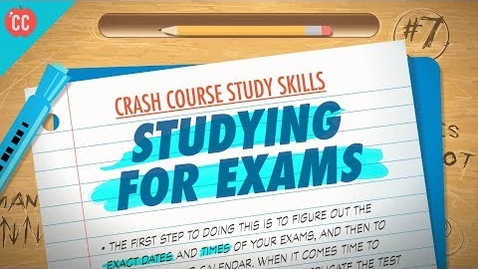 Thumbnail for entry Studying for Exams: Crash Course Study Skills #7