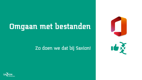 Thumbnail for Omgaan met bestanden: Zo doen we dat bij Saxion