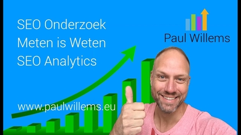 Thumbnail for entry Zoekmachine Optimalisatie (SEO) Deel 8: SEO Analytics