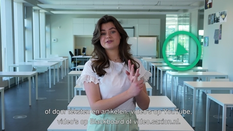 Thumbnail for Saxion video-unit in beeld.