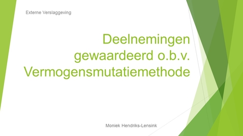 Thumbnail for EV2e Deelneming gewaardeerd o.b.v. vermogensmutatiemethode