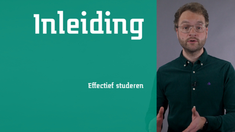 Thumbnail for APO - Effectief studeren: Inleiding