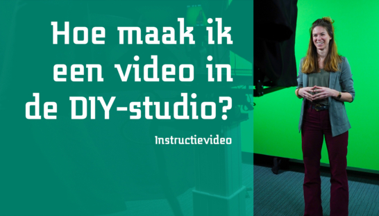 Hoe maak ik een video in de DIY-studio?