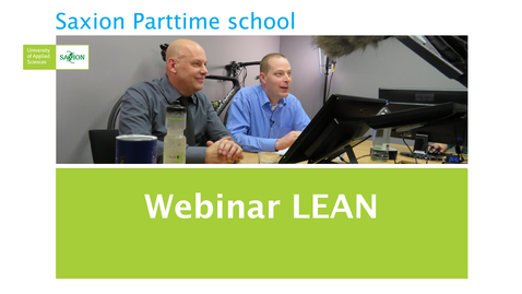 Thumbnail for entry Webinar LEAN