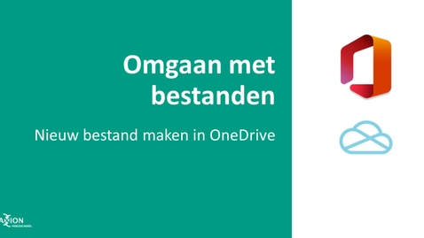 Thumbnail for entry Nieuw bestand maken in OneDrive