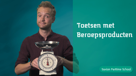 Thumbnail for Toetsen met Beroepsproducten. Voor docenten