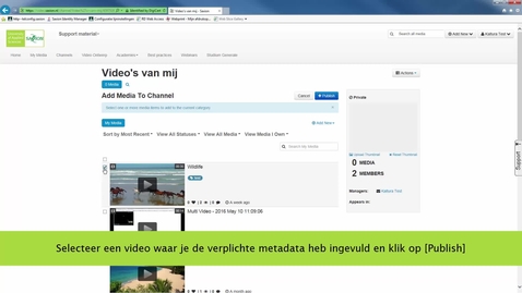 Thumbnail for Video's in Channel plaatsen