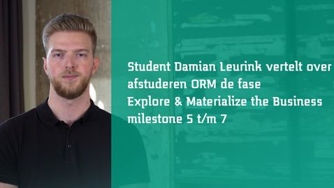 Thumbnail for Milestones - Studenten aan het woord - Damian
