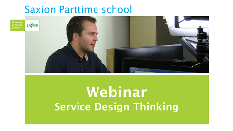 Thumbnail for entry Webinar Service Design Thinking