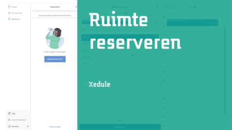 Thumbnail for Ruimte reserveren - Xedule