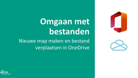 Thumbnail for entry Nieuwe map maken en bestand verplaatsen in OneDrive