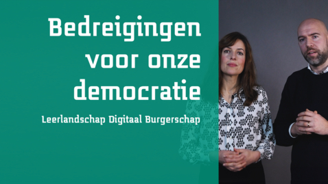 Thumbnail for Leerlandschap Digitaal Burgerschap: Bedreigingen voor onze democratie