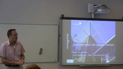 Thumbnail for SURF - Implementatie van Digitale Toetsen (Geert van der Wijk 19-09-14)
