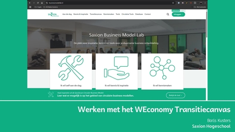 Thumbnail for Werken met het WEconomy Transitiecanvas