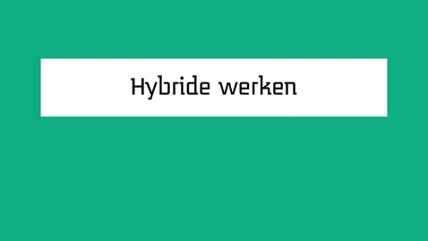 Thumbnail for Animatie Hybride werken