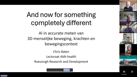 Thumbnail for AI in het meten van 3D menselijke beweging en krachten - Lectoraat Ambient Intelligence