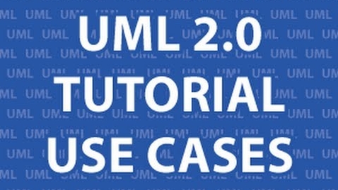 Thumbnail for entry OTP01 - UML 2.0 Tutorial