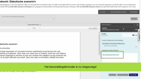 Thumbnail for entry Blackboard - Beoordelen van een opdracht met beoordelingsformulier