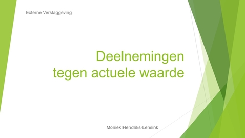 Thumbnail for EV2d Deelneming tegen actuele waarde