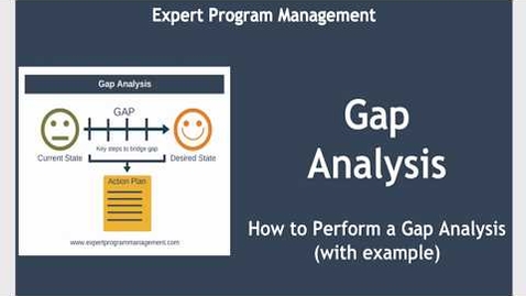 Thumbnail for OHRM07 - How to Do a Gap Analysis