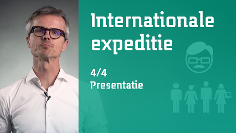 Thumbnail for entry 4/4 Internationale expeditie : presentatie