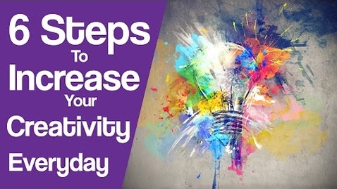 Thumbnail for entry OORM01 - 6 Steps To Increase Your Creativity In Everyday Life [Animated]