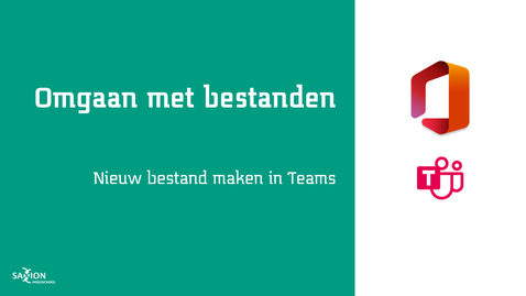 Thumbnail for Nieuw bestand maken in Teams