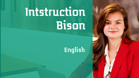 Thumbnail for entry Instruction Bison (English)