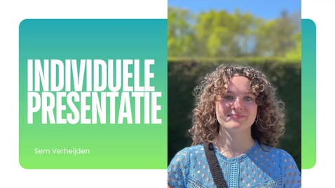 Thumbnail for Individuele eindpitch