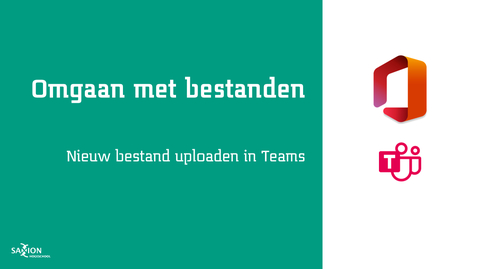 Thumbnail for Nieuw bestand uploaden in Teams