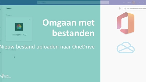 Thumbnail for entry Nieuw bestand uploaden naar OneDrive