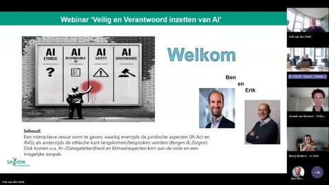Thumbnail for Veilig en verantwoord  inzetten van AI