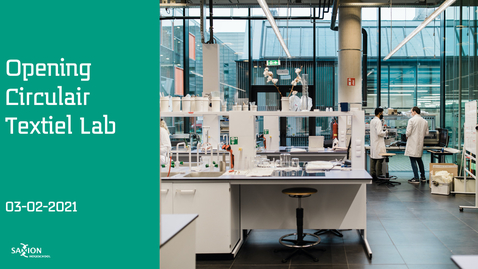 Thumbnail for Online Opening Circulair Textiel Lab