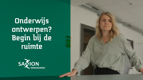 Thumbnail for Onderwijs ontwerpen? Begin bij de ruimte