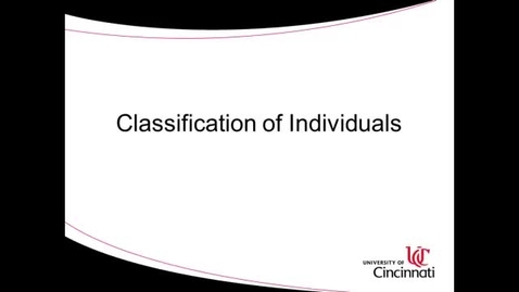 Thumbnail for ACCT8036 Steinke Lecture 1-2 Classification of Individuals