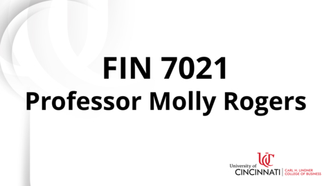 Thumbnail for FIN 7022 Module 1 Introduction