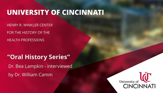 Bea Lampkin, MD, Interviewed by William Camm, MD, July 24, 2025