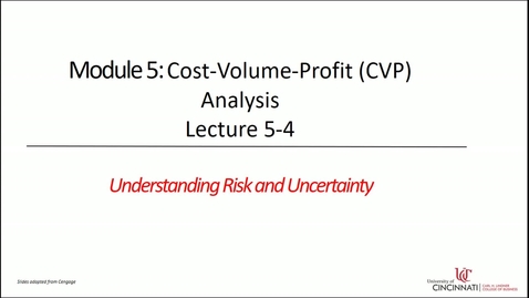 Thumbnail for Understanding Risk and Uncertainty