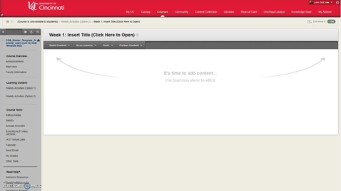 Thumbnail for Graduate Template Course Tour