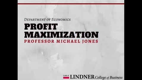 Thumbnail for Profit Maximization