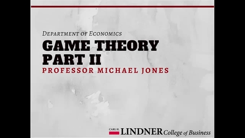 Thumbnail for Game Theory Part II