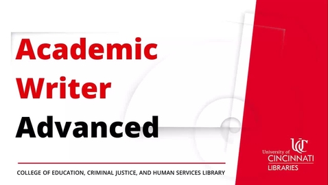 Thumbnail for Academic Writer Advanced
