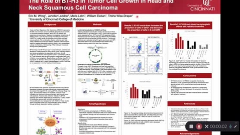 Thumbnail for Wong, Eric, The Role of B7-H3 in Tumor Cell Growth in Head and Neck Squamous Cell Carcinoma
