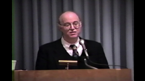 Thumbnail for 1989-02-16 Richard Sennett DAAP Lecture Series : Envisioning Alternative Worlds