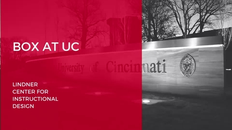 Thumbnail for Box at UC