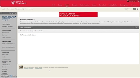 Thumbnail for Undergraduate Template Course Tour